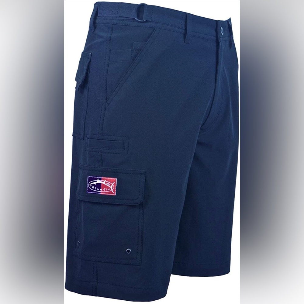 Bluefin Men’s UPF 40+ Performance Cargo Shorts - Navy SZ 40